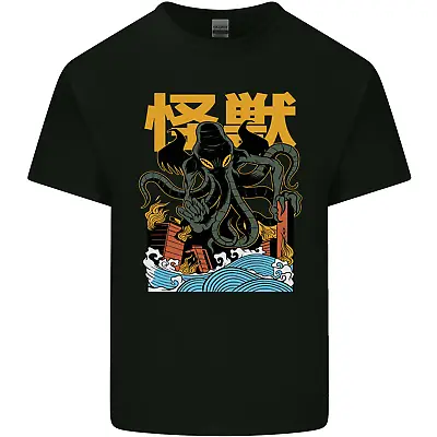 Cthulhu Japanese Anime Kraken Mens Cotton T-Shirt Tee Top • £10.99