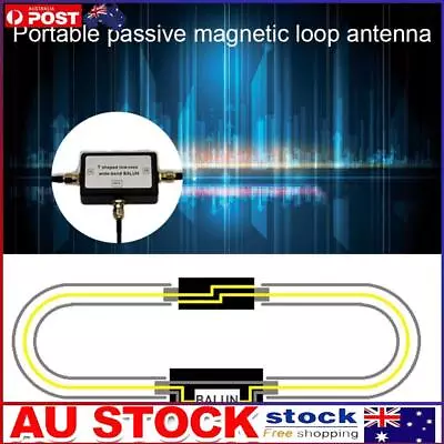 YouLoop Magnetic Antenna Portable Passive Magnetism Loop Antenna For HF VHF • $31.99