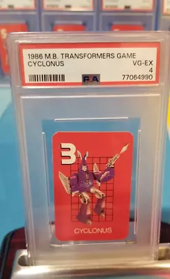 💥 SHORT PRINT 1986 CYCLONUS 1st Card Rc PSA RETIRED Graded Transformers G1 💥 • $11.87