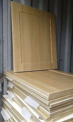 £80.27 • Buy Kitchen Unit Cabinet Door And Drawer Fronts Light Oak Effect Shaker Panels