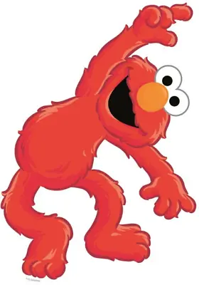 7 Inch Exercise Elmo Decal Sesame Street Removable Peel Self Stick Wall Sticker • $8