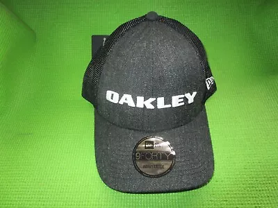 New Oakley Heather New Era NE 9-forty Adjustable Snapback Hat Cap Blackout • $19.99