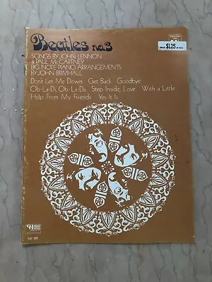 Vintage Beatles No. 3 Lennon McCartney Big Note Piano SONGBOOK 7 Songs ~1970 • $25