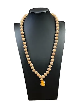 Tibetan Bodhi Seed Mala - Vintage - Estate - Cultural Tibet - Natural Necklace • $14.95