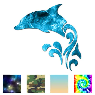 Dolphin Wave Tribal - Vinyl Decal Sticker - Multiple Patterns & Sizes - Ebn218 • $3.71