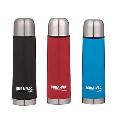 New THERMOS Dure-Vac S/Steel Vacuum Insulated Slimline Flask 500ml • $24.99