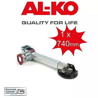ALKO 1 X 740mm Corner Steady Big Foot Drop Down Legs Caravan Trailers 654874 • $170
