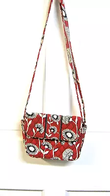 Vera Bradley Small Rachel Crossbody Purse DECO DAISY 6.5 X 8 X 2 USED • $11.95