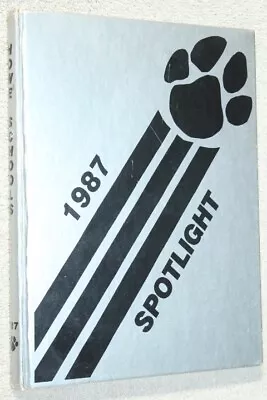 1987 Howe High School Yearbook Annual Howe Texas TX - Spotlight • $29.95