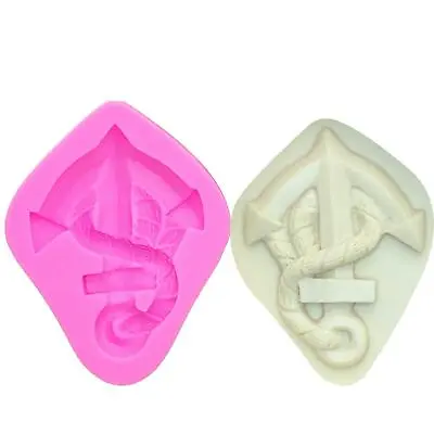 £3.87 • Buy Silicone Mold Cupcake Topper Anchor Boat Fondant Mould Cake Decorating Tool Diy