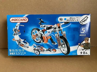 Meccano Multi Models Set 5 In 1 Mountain Bike Boxed 2004 Spares Used. • £7.50