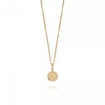 Daisy Bloom Mini Pendant 18ct Gold Plated Necklace DN01_GP • £99