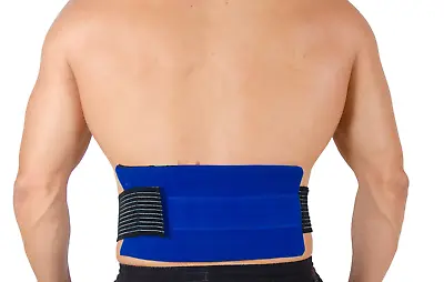 Back Ice Pack And Wrap - Reusable Hot Cold Compress Gel For Knee Pain UK Seller • £8.99