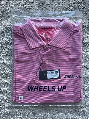 NEW - Fairway & Greene F&G Tech Jersey Polo  Wheels Up  Golf Shirt (Men’s XL) • $40