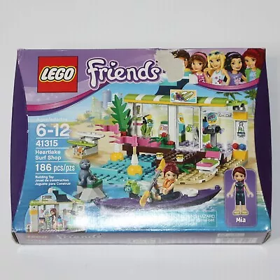 Lego Friends 41315 Heartlake Surf Shop Retired Set Brand New With Sealed Box NIB • $68.51