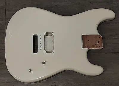 Bc Rich Rave St1 Guitar Body - Made In 1986 Vintage Part - Glitter Rock White • $225