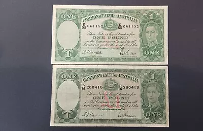 938 - 1942 1 Pound Note Mcfarlane Armitage / Sheehan Circulated Grade 99c Start • $41