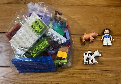 Lego Duplo Mixed Bulk Lot- Includes Snow White Mini Fig. Assortment. 500g • $14.95