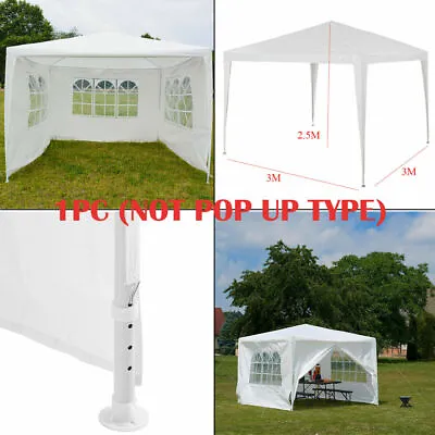 £49.20 • Buy Waterproof Outdoor Garden Small Gazebo Marquee Canopy Party Tent With 4 Sides UK