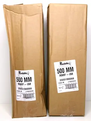 Lot Of 2 Rolls Of Resinite Meat Packaging Film Stretch Wrap 500 Mm X 1000 M • $81.25