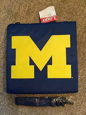 NEW University Of Michigan Wolverines Logo Seat Cushion Bleacher Chair Stadium • $24.98