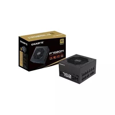 Gigabyte P750GM 750w PSU Fully Modular 80+ Gold Power Supply • £88.97