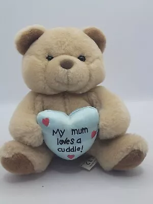£7.99 • Buy MY MUM LOVES A CUDDLE TEDDY BEAR 7 Plush Soft Toy Teddy Vintage 2001 Pre Loved