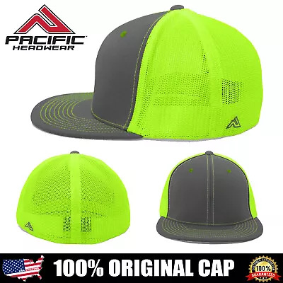 $17.39 • Buy Pacific Headwear ORIGINAL Blend D-Series Trucker Mesh Flexfit Cap Hat 4D5 NEW!