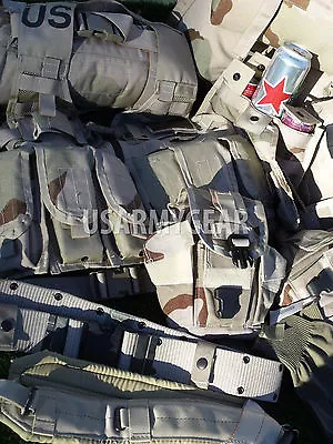 New Desert MOLLE II Rifleman Set DCU Rucksack FLC Canteen Ammo Pouches Hydration • $411