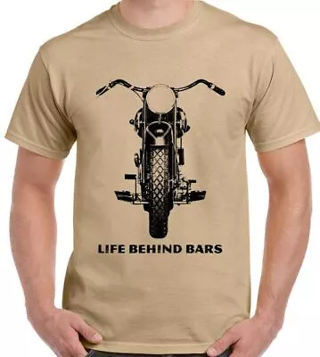 Biker T-Shirt Mens Motorbike Funny Motorcycle Indian Triumph Chopper Cafe Racer • £10