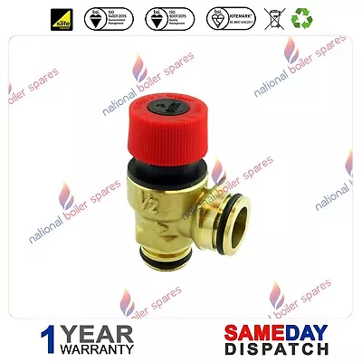 £14.30 • Buy WORCESTER GREENSTAR 34 35 37 38 40 42 CDi PRESSURE RELIEF VALVE PRV 87161064310