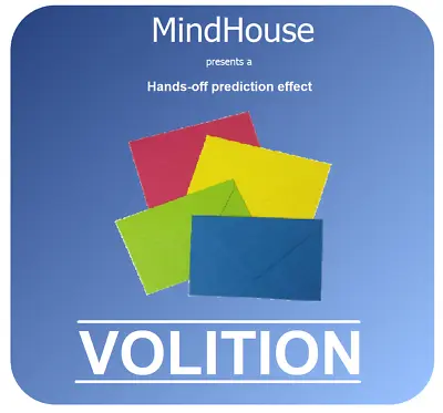 Mentalism - Volition - Self-working - Prediction- Mind Control - Super Easy • £8.99