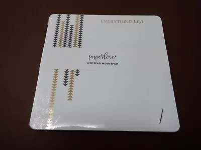 Everything List Notepad Mousepad 8  X 8  Paperlove NEW  HC5453 • $8.95
