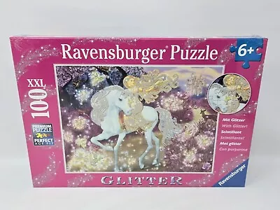 Ravensburger Riding In The Woods 100 XXL Piece Glitter Jigsaw Puzzle NEW SEALED • $24.99