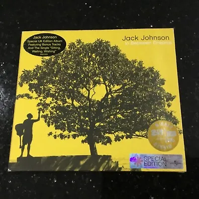JACK JOHNSON In Between Dreams CD Digipak 2005 Excellent Condition • £1.50