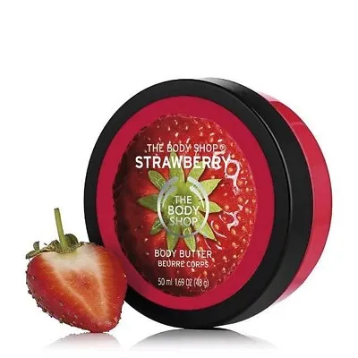 £6.95 • Buy Body Shop Strawberry Nourishing Moisturiser Soothing Restoring Body Butter, 50ml