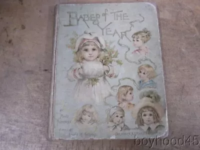 Babes Of The Year By Maud Humphrey & Edith M. Thomas-1888-LOVELY ILLUSTRATIONS • $90