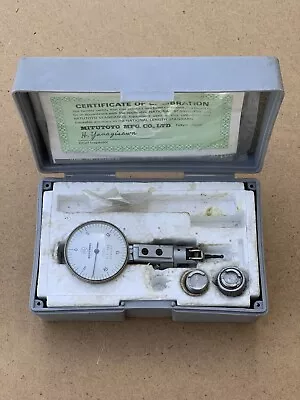 Mitutoyo 513-302 Dial Test Indicator Universal Type .0005”-.03” Made In Japan • $106.50