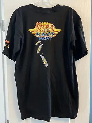 Vintage KAHLUA B-52 FLIGHT NIGHT T-SHIRT SIZE Large Alcohol Promo 90s Tee NEW • $19