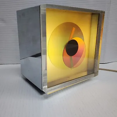 Vintage Kirsch Hamilton Prisma Color Changing Electric Clock Circa 1976 • $575
