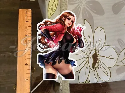 X-Men - Anime - Scarlet Witch Custom Color Sticker Decal Comics X23 Marvel Dc A. • $5.99