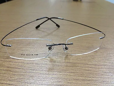 Rimless Titanium Alloy Unisex Prescription Eyeglass Frames! Lightweight/flexible • $19.49