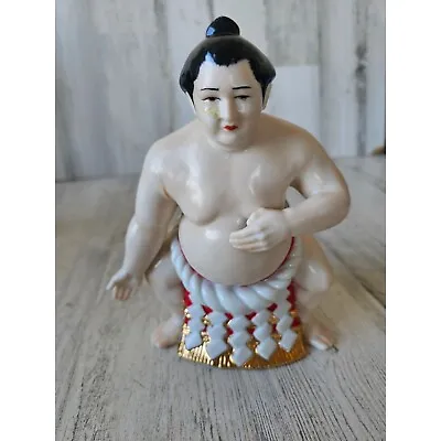 Tkn Sumo Wrestler Japanese Statue Figurine Vintage • $50.17