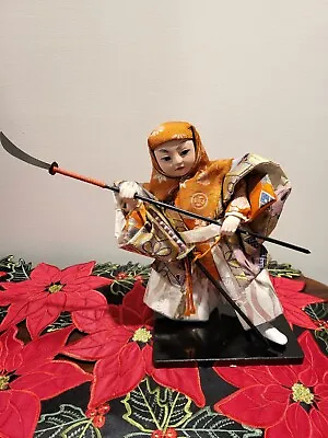 Vintage Kyugetsu Japanese Samurai Warrior Doll • $39.99