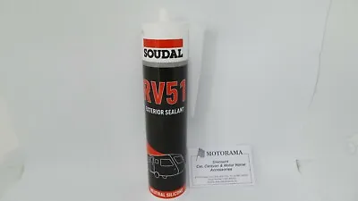 Soudal Rv51 Exterior Sealant & Bonding Adhesive Clear No Mould Caravan/motorhome • £14.05