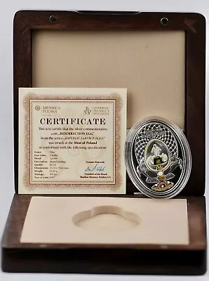 2017 $1 Niue Island Imperial Faberge Egg Resurrection  Egg  W/COA You Grade • $40