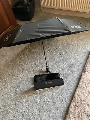 £75 • Buy Chanel Automatic Push Button Umbrella With Pouch New With Box