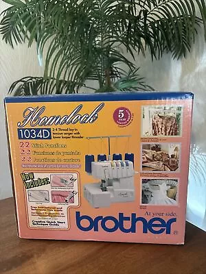 Brother 1034D 3/4 Thread Serger Machine Homelock Differential Feed • $299