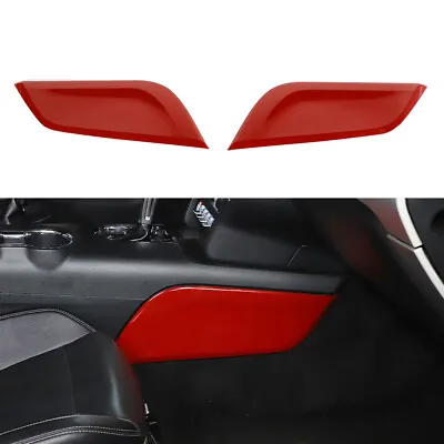 Center Console Gear Shift Side Cover Panel Trim Bezel For Ford Mustang 2015+ Red • $36.99