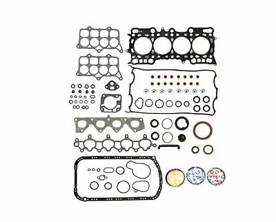 FIT 93-96 Honda Prelude V-Tec 2.2 H22A1 Full Head Gasket Piston Rings Set • $89.95